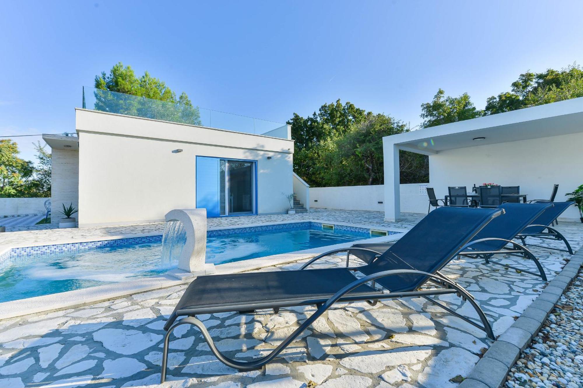 Villa Anna With Pool, Zadar County Vinjerac Luaran gambar